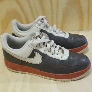 2007 Nike Air Force 1 AF-1 XXV Low Premium Wmn’s Sz 10  Tan / Brown